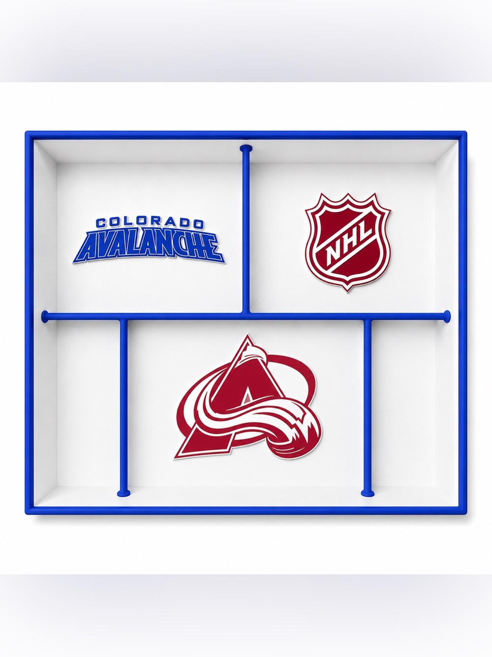 Colorado Avalanche NHL Pocket Dump Tray - For Keys, Wallet, Money, Etc